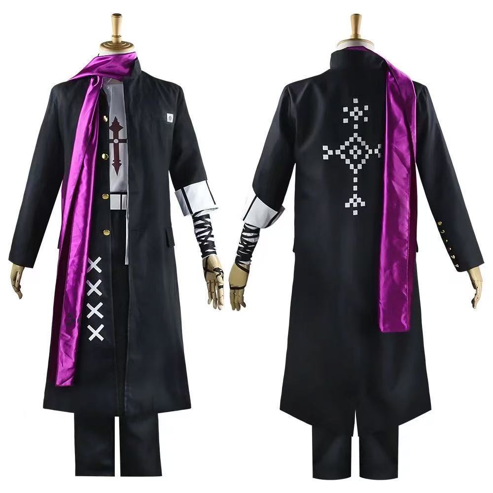 Haori Japanese Jacket - アニメダンガンロンパさよなら絶望ガンダムタナカコスプレ衣装男性女性ジャケットコートサールフ制服セットハロウィンカーニバルスーツ