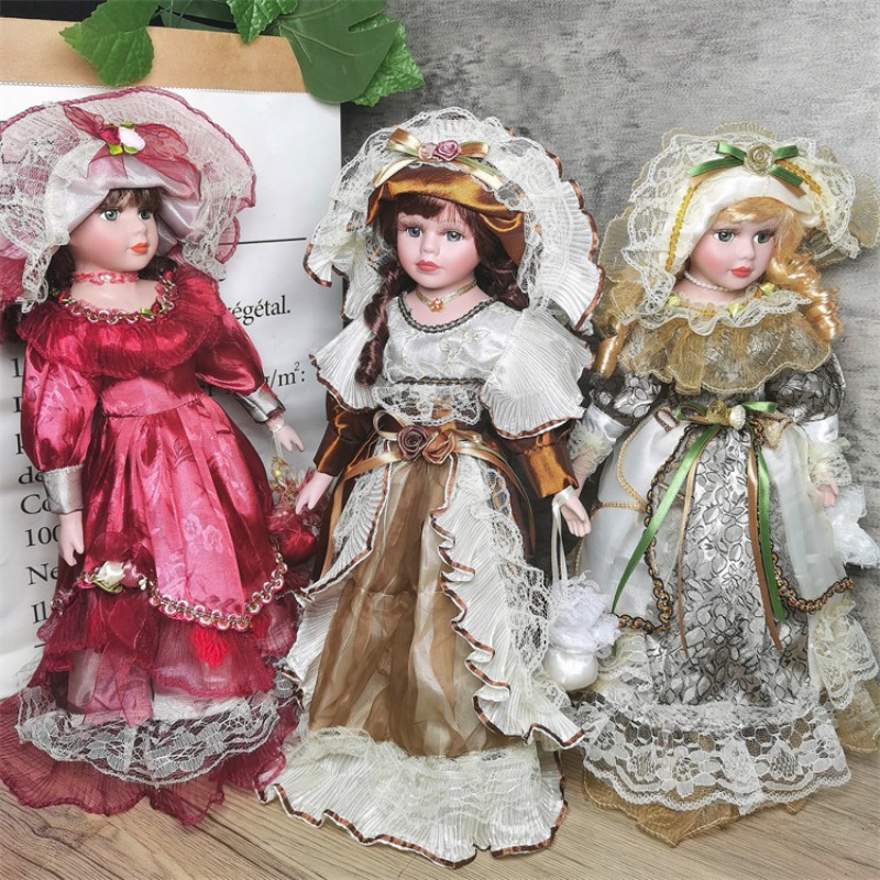 Ethnic Fashion House - 家のためのロシアのセラミック人形,装飾的なオーナメント,女の子のための41cm