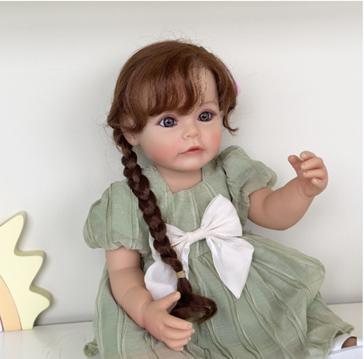 Ethnic Fashion House - Suesue リアルな 55 センチメートル人形全身シリコーンリボーン女の赤ちゃん 22 インチ新生児ベベかわいいままごとのおもちゃ誕生日ギフト子供のため
