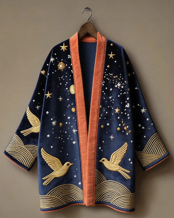 厚手のフランネル素材の和服カーディガン、浴衣、羽織、プラスサ - Haori Japanese Jacket のレビューと価格