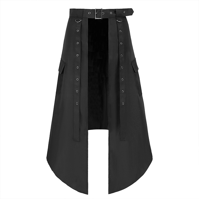 ゴシックパンクダークシリーズアッシュアシンメトリースカートメ - Ethnic Clothing & Online Fashion Store Khaadi Uk のレビューと価格