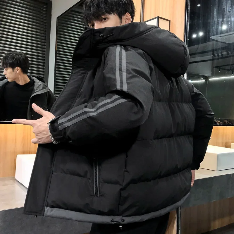 韓国と日本のメンズの新しい冬のトレンディな若者のツーストリッ - Haori Japanese Jacket のレビューと価格