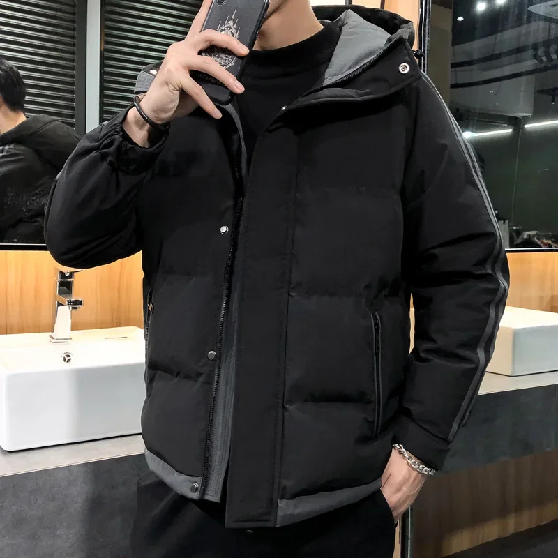 韓国と日本のメンズの新しい冬のトレンディな若者のツーストリッ - Haori Japanese Jacket のレビューと価格