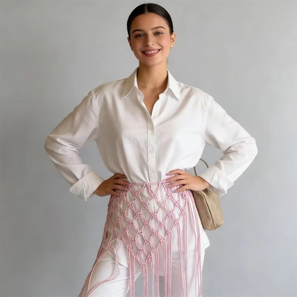 ファッションボヘミアンネットフリンジウエストバンド装飾タッセ - Ethnic Boho Fashion のレビューと価格